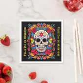Dia de Muertos Zuckerschädel Serviette (Beispiel)