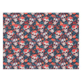 💀 Día de Muertos, Zuckerschädel Tischdecke (Vorderseite (Horizontal))