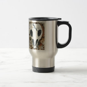 dia del muertos malerischer Schädel Reisebecher