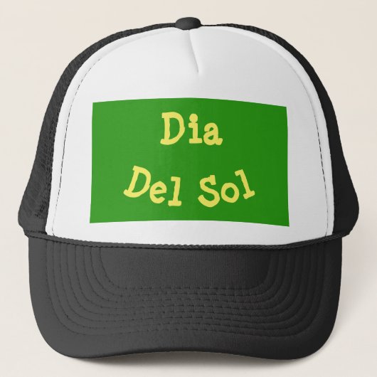 Dia Del Sol Trucker Hat Truckerkappe (Vorderseite)