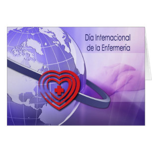 Día Internacional de la Enfermería Card Spanisch