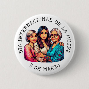 Día Internacional de la Mujer   Frauentag Button