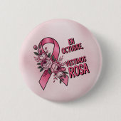 Día internacional del Cáncer de Mama Button (Vorderseite)