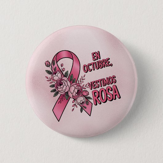 Día internacional del Cáncer de Mama Button (Vorderseite)