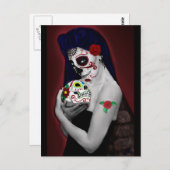 Dia los de Muertos Postkarte (Vorne/Hinten)