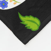 Dia Los Muertos: Zuckerschädel Muster. Fleecedecke (Ecke)