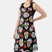 Dia Los Muertos: Zuckerschädel Muster. Schürze (InSitu)