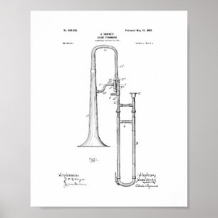 Dia-Trombone Patent Poster