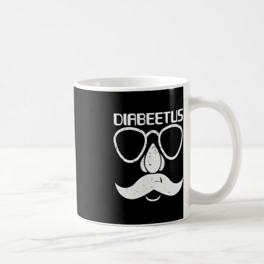 Diabeetus Beard Diabetes Awareness Geschenk Kaffeetasse (Rechts)