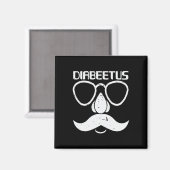Diabeetus Beard Diabetes Awareness Geschenk Magnet (Vorderseite/Rückseite)