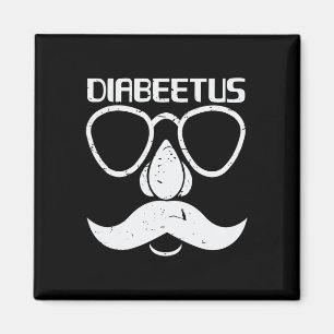 Diabeetus Beard Diabetes Awareness Geschenk Magnet