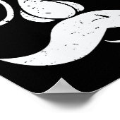 Diabeetus Beard Diabetes Awareness Geschenk Poster (Ecke)