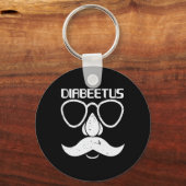 Diabeetus Beard Diabetes Awareness Geschenk Schlüsselanhänger (Vorderseite)