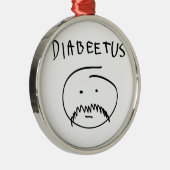 Diabeetus (Skizze-Version) Ornament Aus Metall (Rechts)
