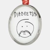 Diabeetus (Skizze-Version) Ornament Aus Metall (Links)