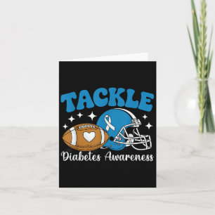 Diabetes Awareness Blue Ribbon Typ 1 Diabetiker Ab Karte