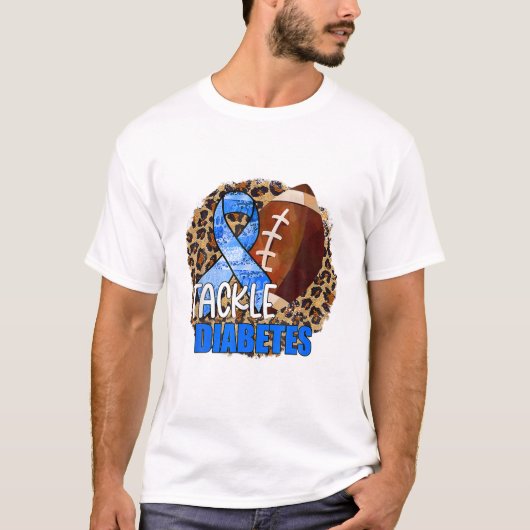 Diabetes Awareness Blue T-Shirt (Vorderseite)