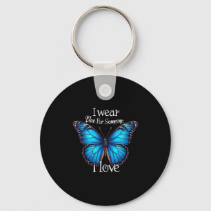 Diabetes Awareness Butterfly Family Support T1d Wo Schlüsselanhänger