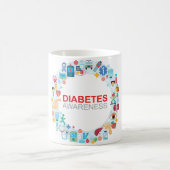 Diabetes Awareness Circle Tasse (Mittel)