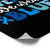 Diabetes Awareness Fun Diabetes Warrior Poster (Ecke)