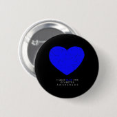 Diabetes Awareness Heart Button (Vorne & Hinten)