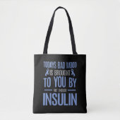 Diabetes Awareness Insulin Warrior diabetisch Tasche (Vorderseite)