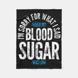 Diabetes Awareness Monatsdiabetic Fun Diabetes Awa Fleecedecke