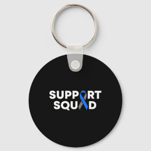 Diabetes Awareness Monatsunterstützung Squad Blue  Schlüsselanhänger