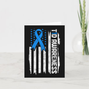 Diabetes Awareness Montag Blue Ribbon Typ 1 Patrio Karte