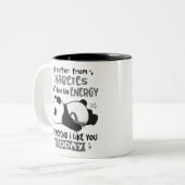 Diabetes Awareness Month Ribbon Gifts Zweifarbige Tasse (Vorderseite Links)