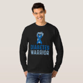 Diabetes Awareness November T1D Diabetes Warrior T-Shirt (Vorne ganz)