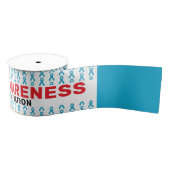 Diabetes Awareness Pattern Ribbon Ripsband (Spule)