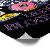 Diabetes Awareness Racoon Feral Like My Blood Suga Poster (Ecke)