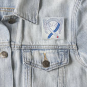 Diabetes Awareness Ribbon Custom Angel IDDM Button (Beispiel)