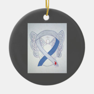 Diabetes Awareness Ribbon IDDM Angel Ornamente