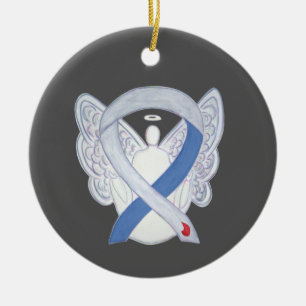 Diabetes Awareness Ribbon IDDM Angel Ornamente