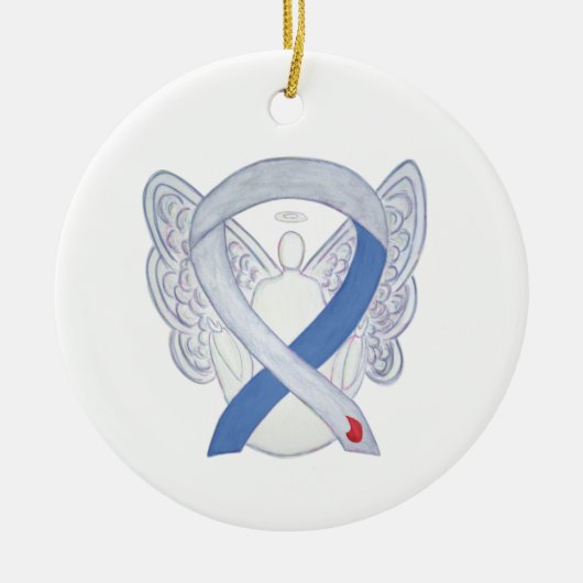 Diabetes Awareness Ribbon IDDM Angel Ornamente (Vorne)