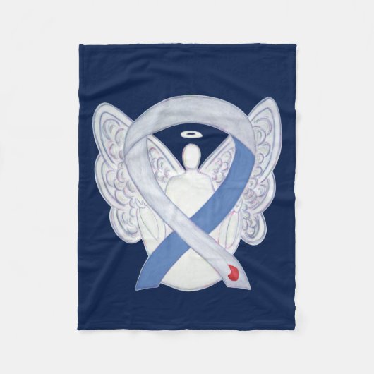 Diabetes Awareness Ribbon IDDM Angel Soft Blanket Fleecedecke (Vorderseite)