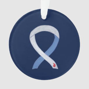 Diabetes Awareness Ribbon IDDM Custom Ornaments Ornament