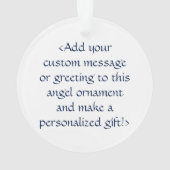 Diabetes Awareness Ribbon IDDM Custom Ornaments Ornament (Rückseite)