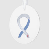 Diabetes Awareness Ribbon IDDM Custom Ornaments Ornament (Vorderseite)