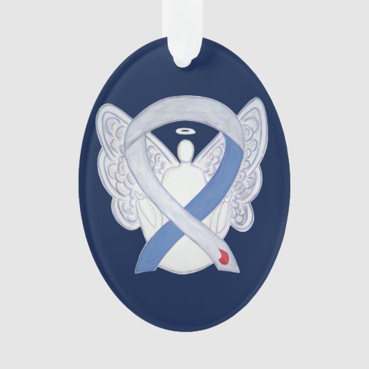 Diabetes Awareness Ribbon IDDM Engel Ornament (Vorderseite)