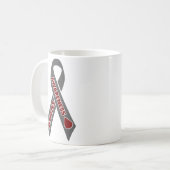 Diabetes Awareness Ribbon Kaffeetasse (Vorderseite Links)