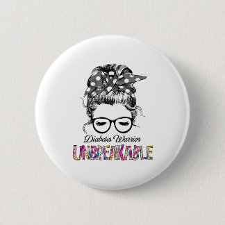 Diabetes Awareness Ribbon Support Geschenke Button