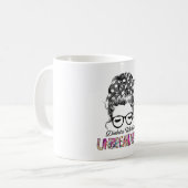 Diabetes Awareness Ribbon Support Geschenke Kaffeetasse (Vorderseite Links)