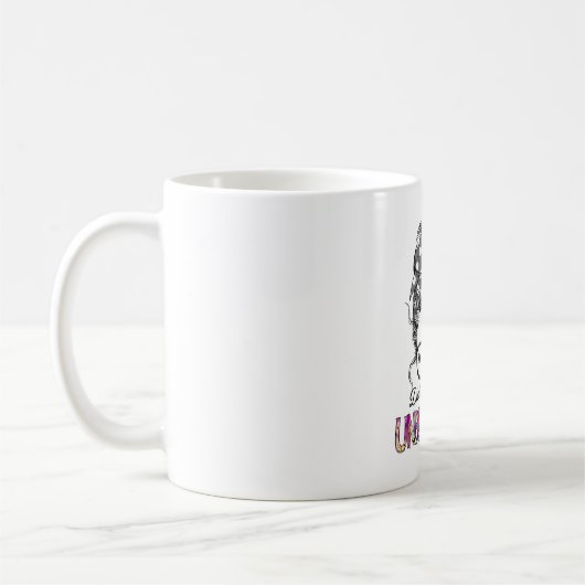 Diabetes Awareness Ribbon Support Geschenke Kaffeetasse (Links)