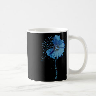 Diabetes Awareness Sunflower Ribbon Geschenk Kaffeetasse