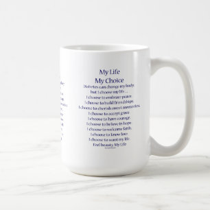 Diabetes Awareness Support Geo Cups oder Tasse