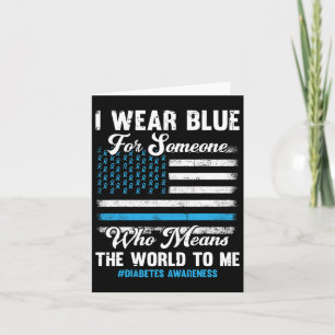 Diabetes Awareness T1d Unterstützung der amerikani Karte