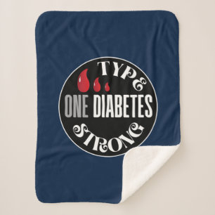 Diabetes Awareness Typ 1 Diabetes stark Sherpadecke